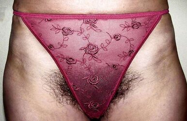 Granny mature g-string