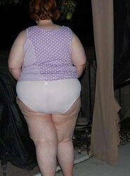 Granny mature g-string