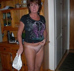 Granny mature g-string