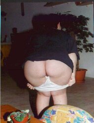 Granny mature g-string