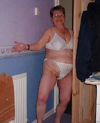 Granny mature g-string