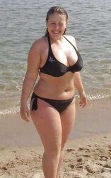 Bikini swimsuit hooter-sling plumper mature clad teenager ample orbs