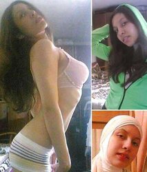 Withwithout hijab jilbab niqab hijab arab turban paki