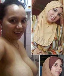 Withwithout hijab jilbab niqab hijab arab turban paki