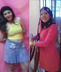 Withwithout hijab jilbab niqab hijab arab turban paki