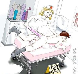 Een paar female dom cartoons