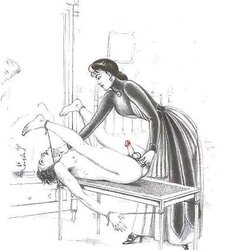 Een paar female dom cartoons