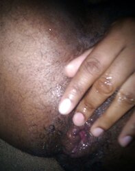 Finger-Tickling my moist bootyhole