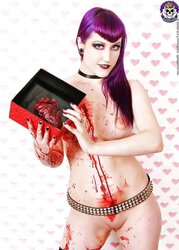 Gothic Valentine Hearts