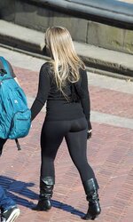 Taut trousers bum leggings super-sexy funbags so warm