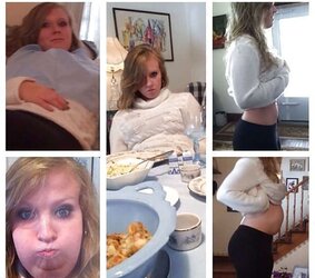 Ginormous food babies and weight build up