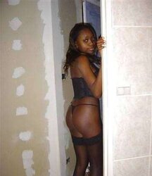 Clean-Shaved ebony webslut
