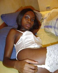 Clean-Shaved ebony webslut