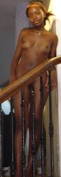 Clean-Shaved ebony webslut