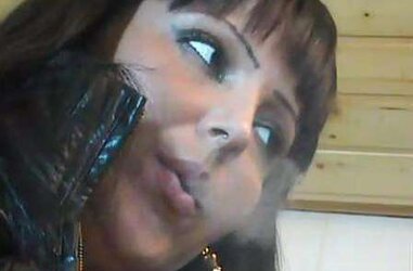 German smoking fetish Goddess - Sandra