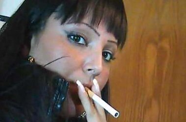 German smoking fetish Goddess - Sandra