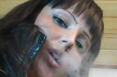 German smoking fetish Goddess - Sandra