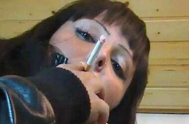 German smoking fetish Goddess - Sandra