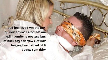 Scarf Gag and Blindfolding Fetishes