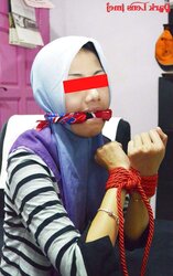 Scarf Gag and Blindfolding Fetishes
