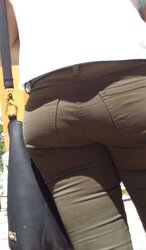 Spanish teenager elastic bum