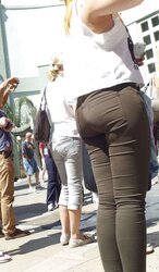 Spanish teenager elastic bum