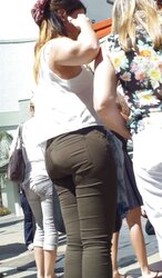 Spanish teenager elastic bum
