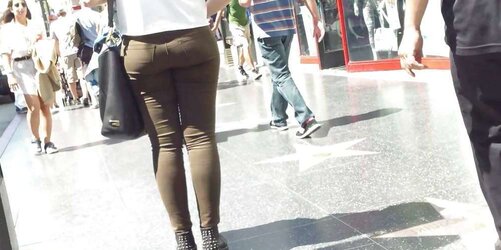 Spanish teenager elastic bum
