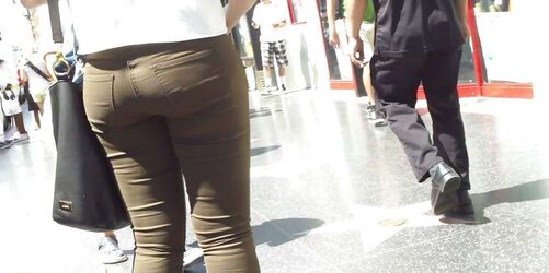 Spanish teenager elastic bum