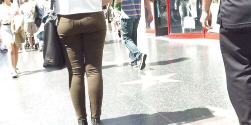 Spanish teenager elastic bum