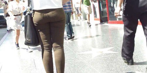 Spanish teenager elastic bum