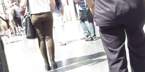 Spanish teenager elastic bum