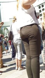 Spanish teenager elastic bum