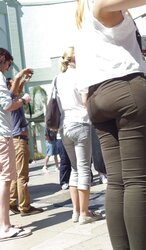 Spanish teenager elastic bum