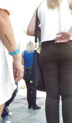 Spanish teenager elastic bum