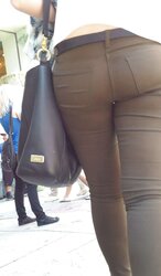 Spanish teenager elastic bum