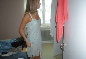 Stunning Platinum-Blonde In The Shower And Plumbs Her BEAU