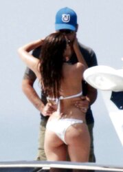 Eva Longoria in a Little White Bathing Suit