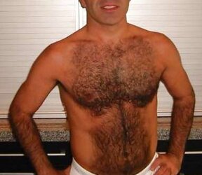 Magnificent unshaved pecs