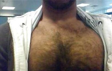 Magnificent unshaved pecs