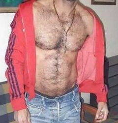 Magnificent unshaved pecs