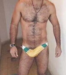 Magnificent unshaved pecs