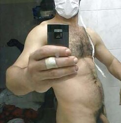 Magnificent unshaved pecs