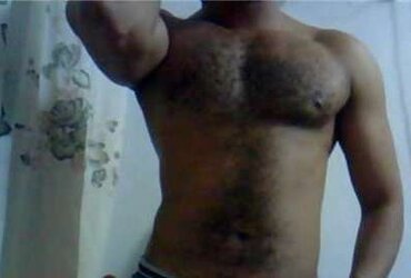 Magnificent unshaved pecs