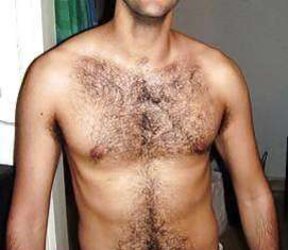 Magnificent unshaved pecs