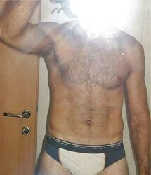 Magnificent unshaved pecs