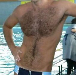 Magnificent unshaved pecs