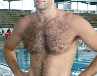 Magnificent unshaved pecs