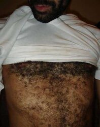 Magnificent unshaved pecs