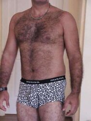 Magnificent unshaved pecs